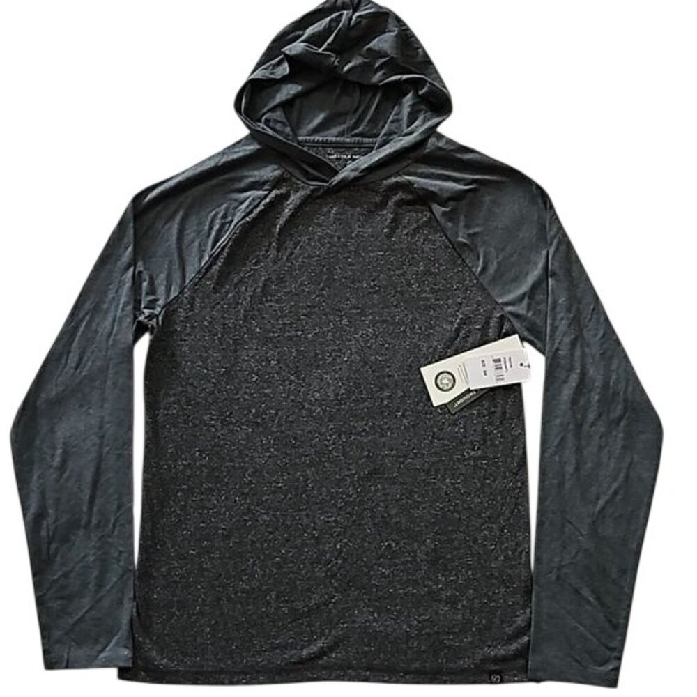 Threads 4 Thought Color-block Raglan Hooded Tee Size Small New Long Sleeve Men